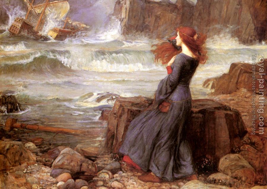 John William Waterhouse : Miranda, The Tempest John William Waterhouse : Miranda, The Tempest